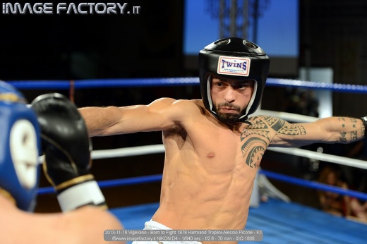 2013-11-16 Vigevano - Born to Fight 1978 Harmand Troplini-Alessio Picone - K1